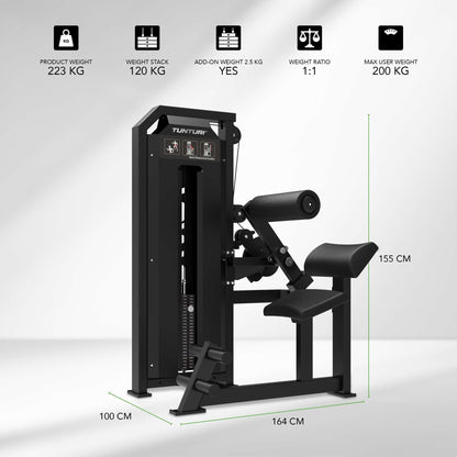 Tunturi Platinum Dual Back/Abdominal Combo - Selectorized (25PVS24000)