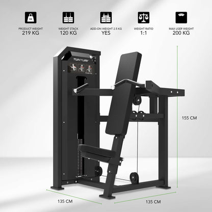 Tunturi Platinum Shoulder Press - Selectorized