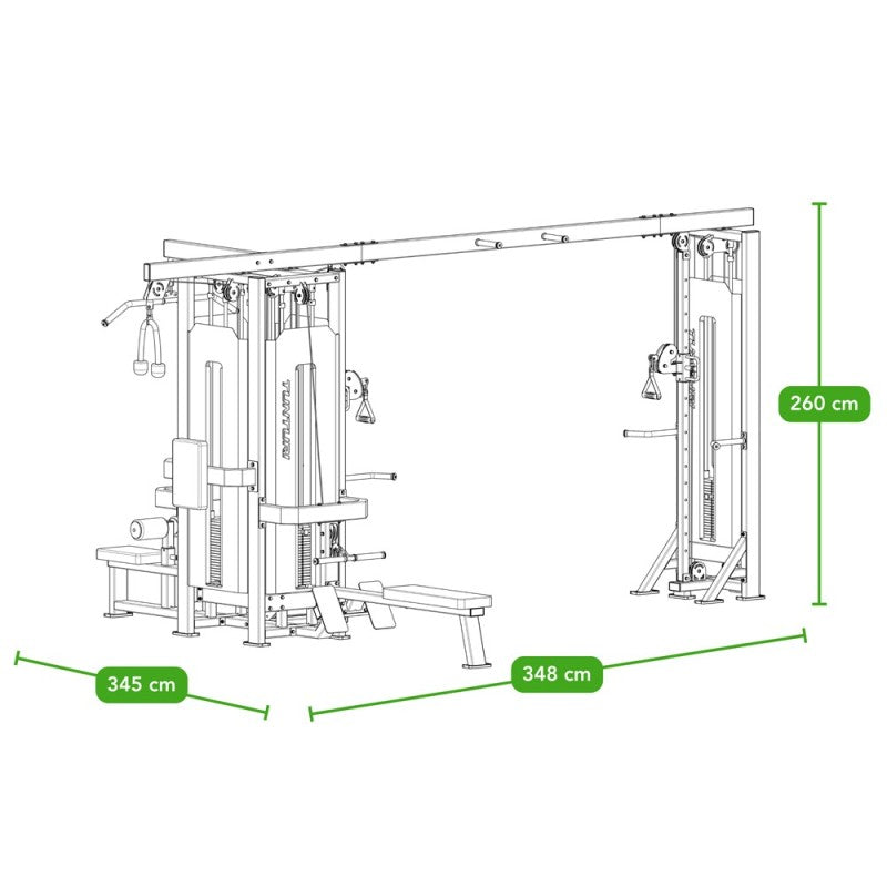 Tunturi Platinum 5-in1 Multi Station - Selectorized