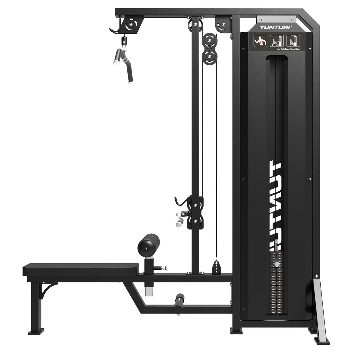 Tunturi Platinum Dual Lat Pulldown-Low row - Selectorized