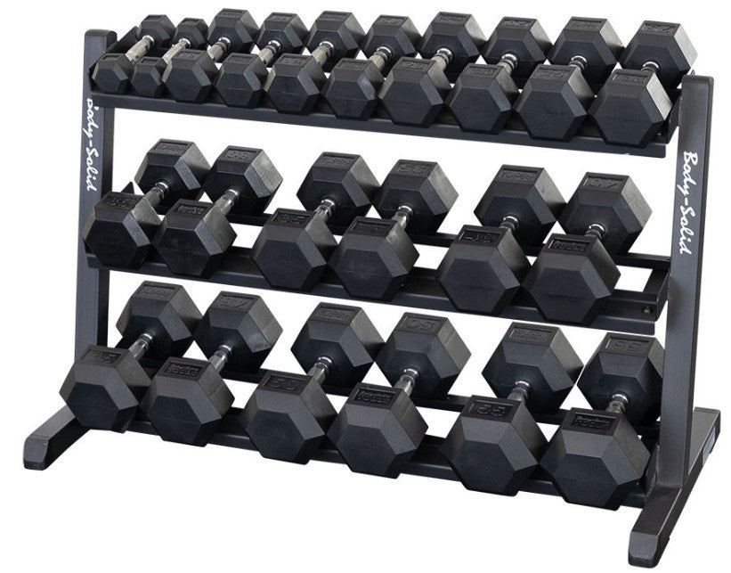 Body Solid Kurzhantelständer 3-lagig (GDR48B)