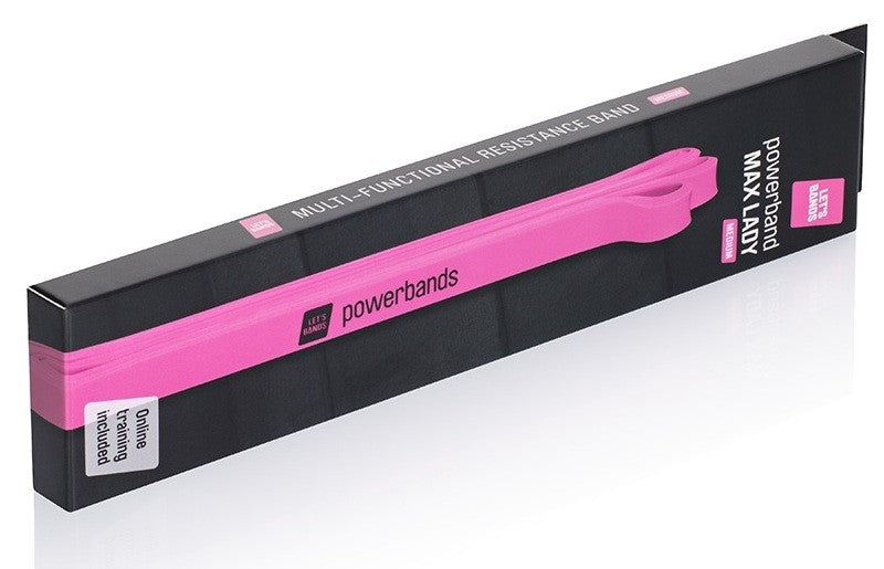 Let's Bands Power Bands, max pink, Lady medium