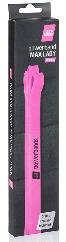 Let's Bands Power Bands, max pink, Lady medium