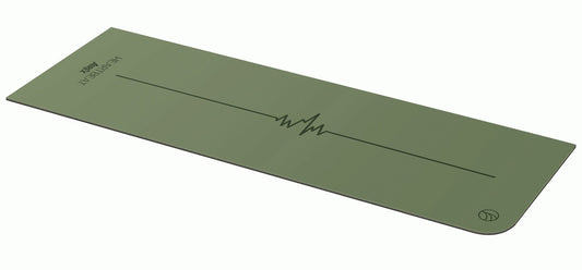 Airex Heartbeat Yoga & Functional Training Matte, L183 x B61 x D0.4cm, olive