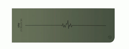 Airex Heartbeat Yoga & Functional Training Matte, L183 x B61 x D0.4cm, olive