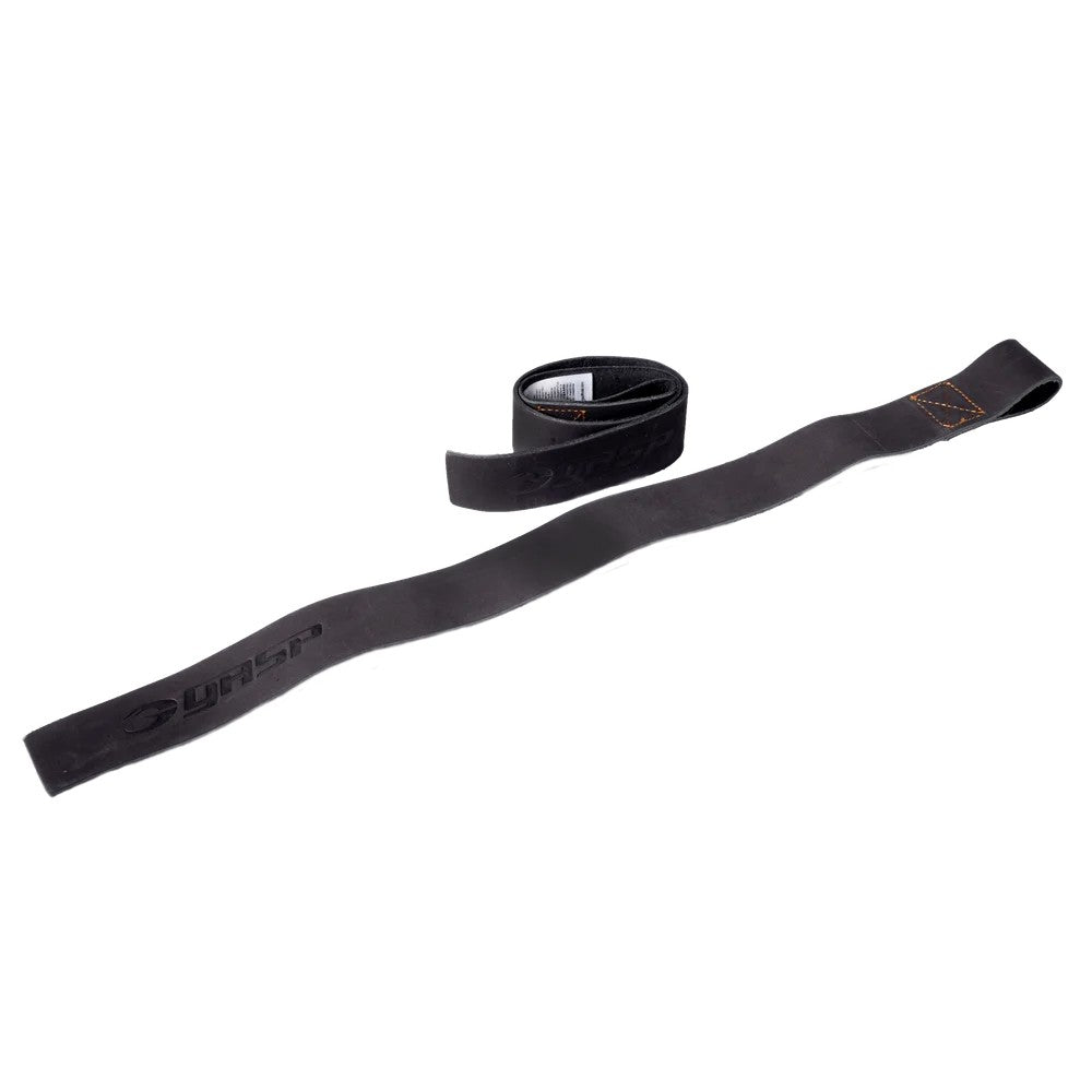 Gasp Leder Lifting Straps, schwarz