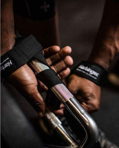 Harbinger Big Grip Lifting Straps, schwarz