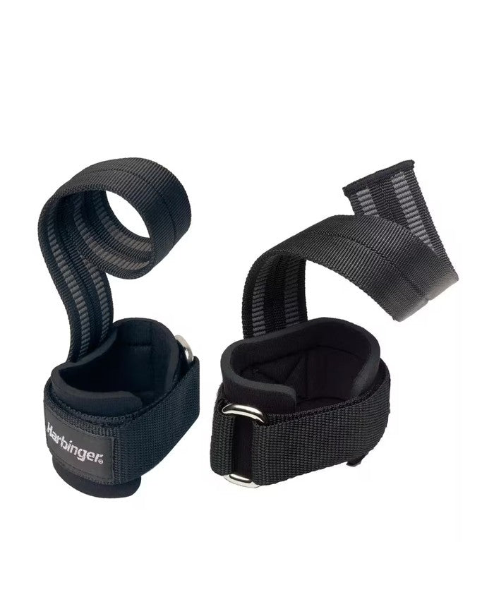 Harbinger Big Grip Pro Lift Straps, schwarz