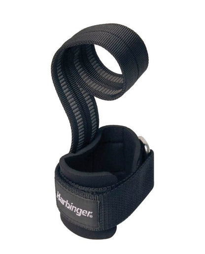 Harbinger Big Grip Pro Lift Straps, schwarz