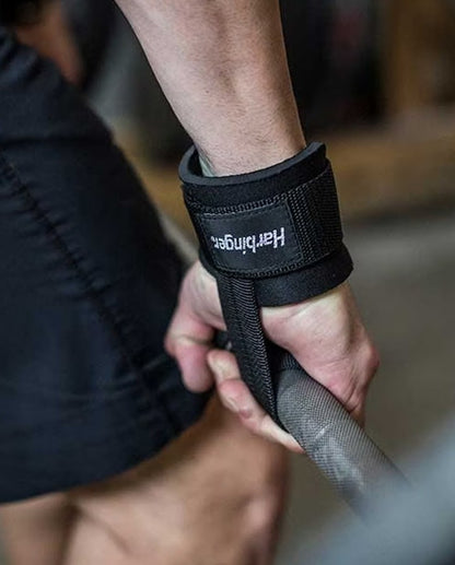 Harbinger Big Grip Pro Lift Straps, schwarz