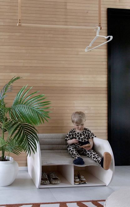 Fitwood Kissen NAAVA zu Montessori Bank KANTO - Sand