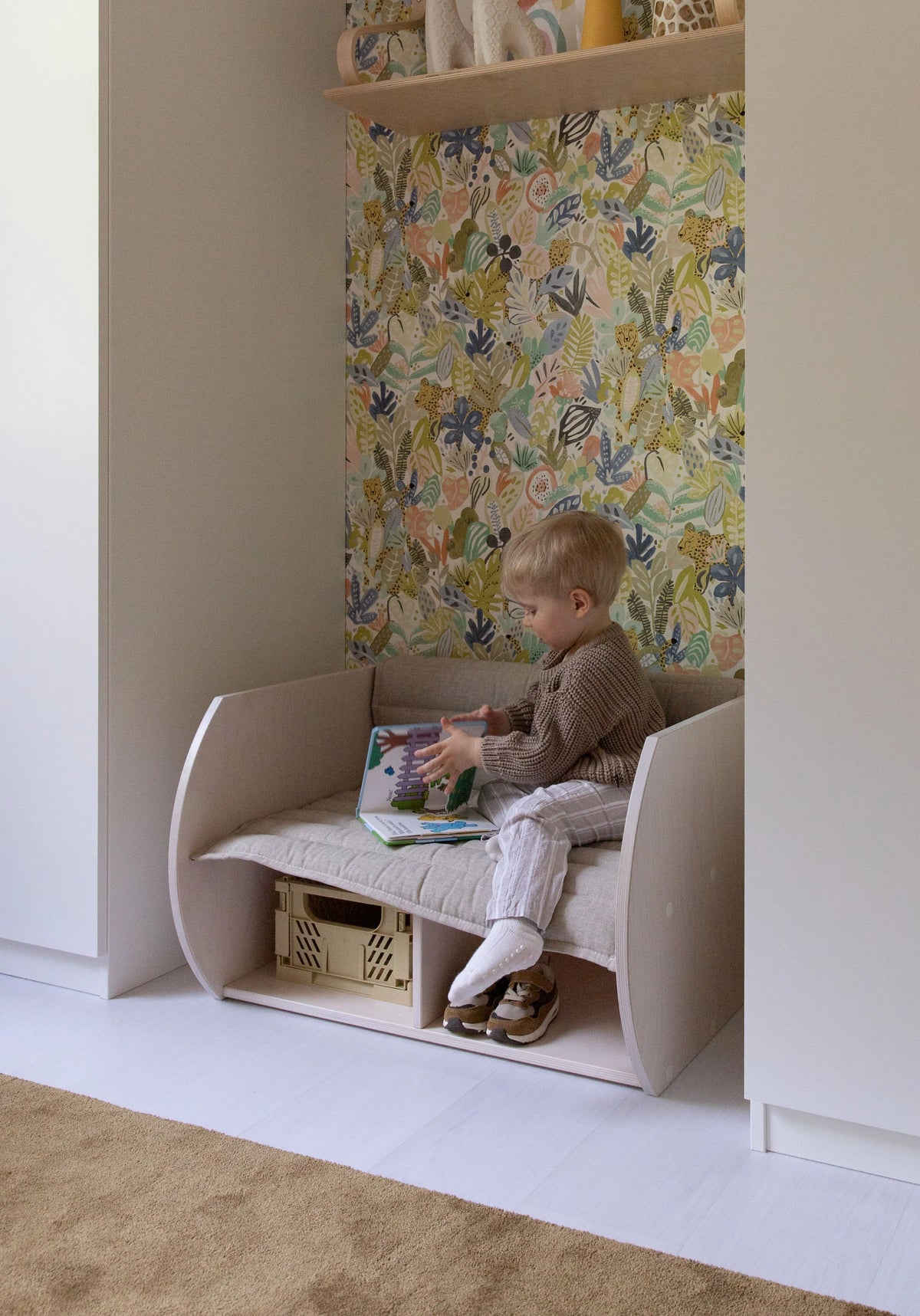Fitwood Kissen NAAVA zu Montessori Bank KANTO - Sand