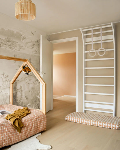 Fitwood Sprossenwand TAIMI weisses Holz