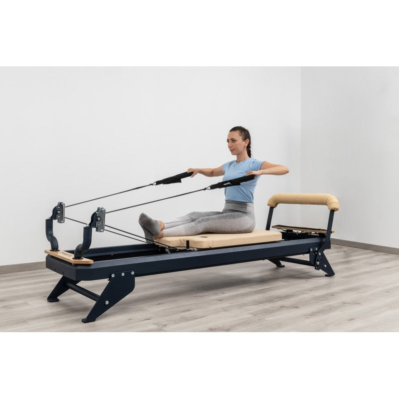 Hegren Pilates Reformer TALMA 62  Box & Jumpboard Set, black