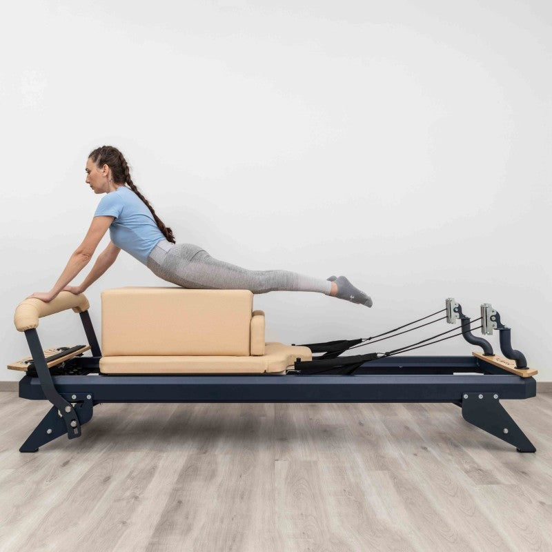 Hegren Pilates Reformer TALMA 62  Box & Jumpboard Set, quartz grey