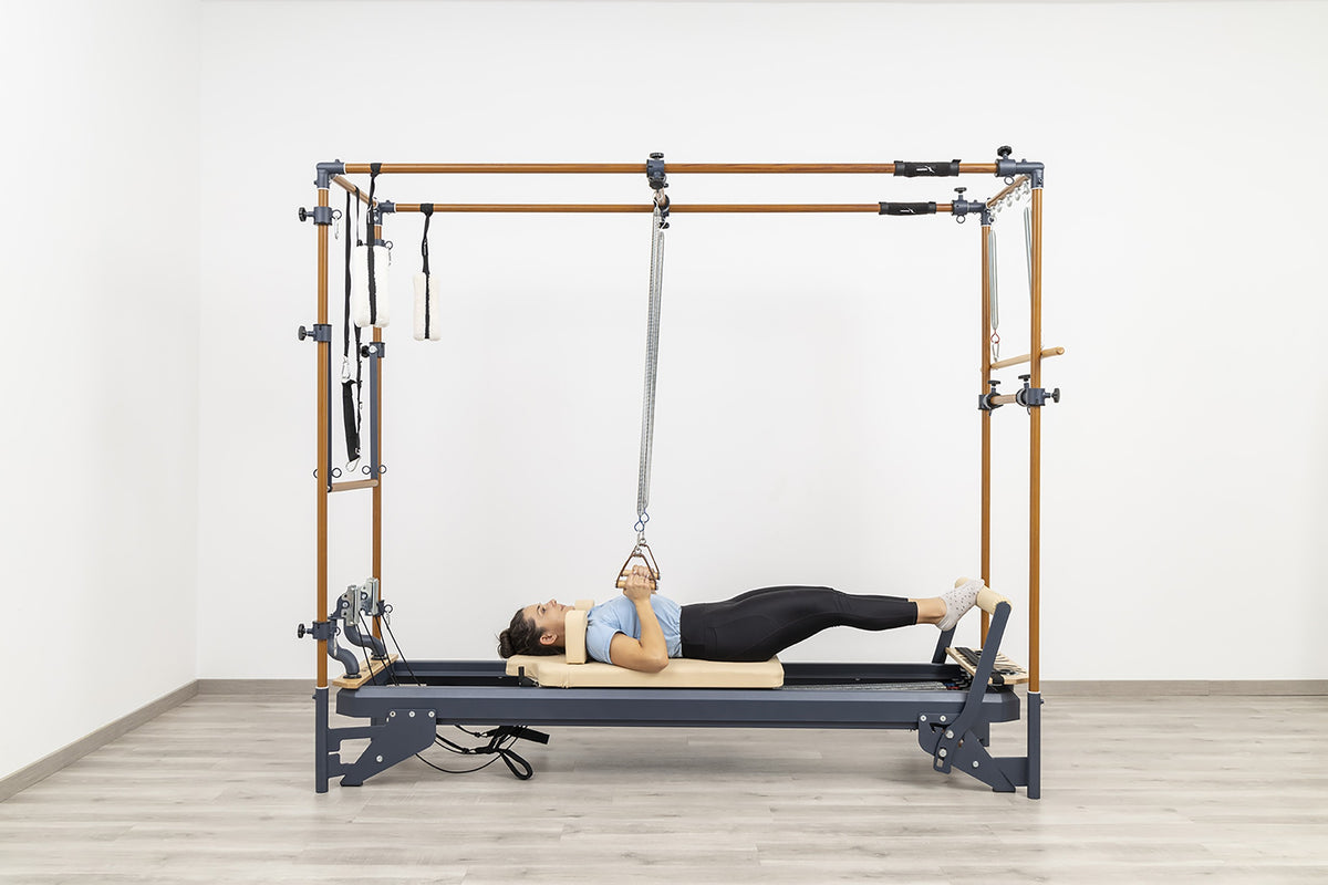 Hegren Pilates Reformer Talma Leder & Holz Griffe