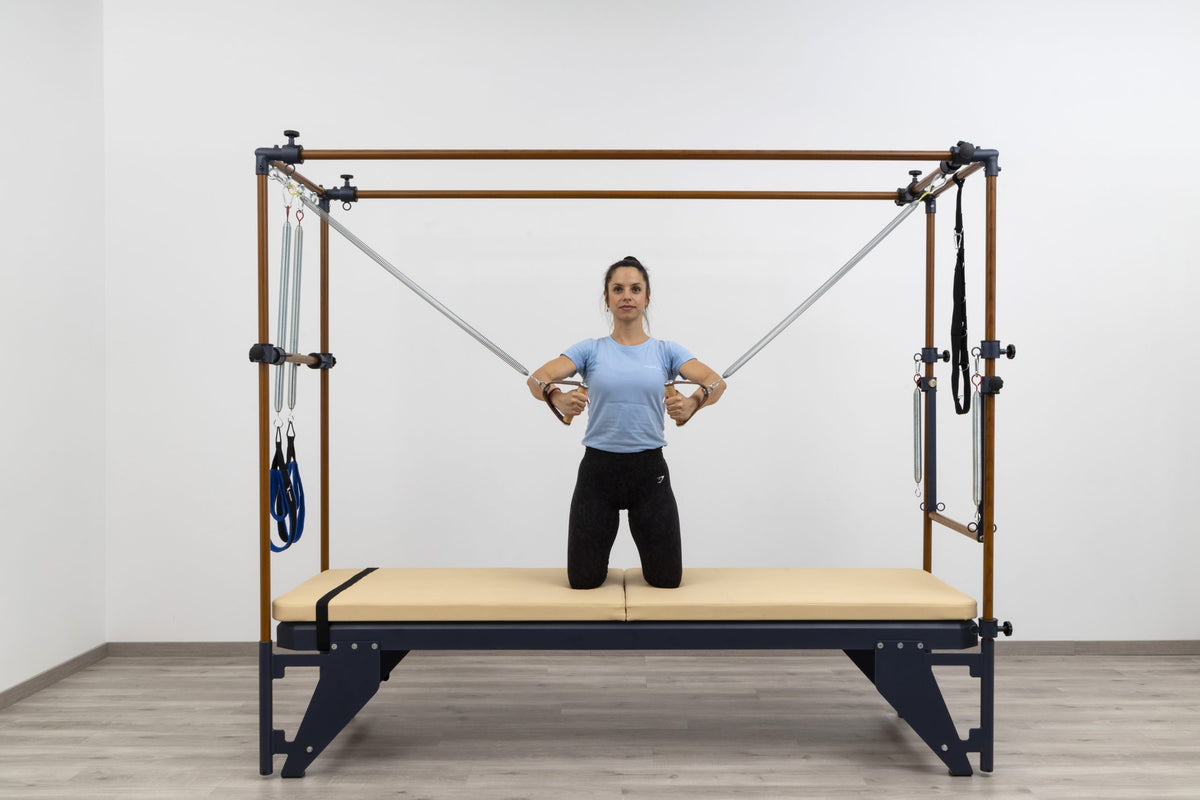 Hegren Pilates Reformer Talma Leder & Holz Griffe
