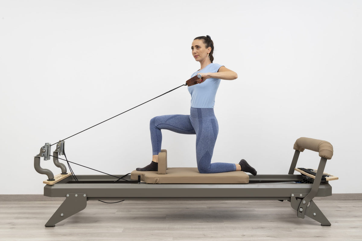 Hegren Pilates Reformer Talma Leder & Holz Griffe