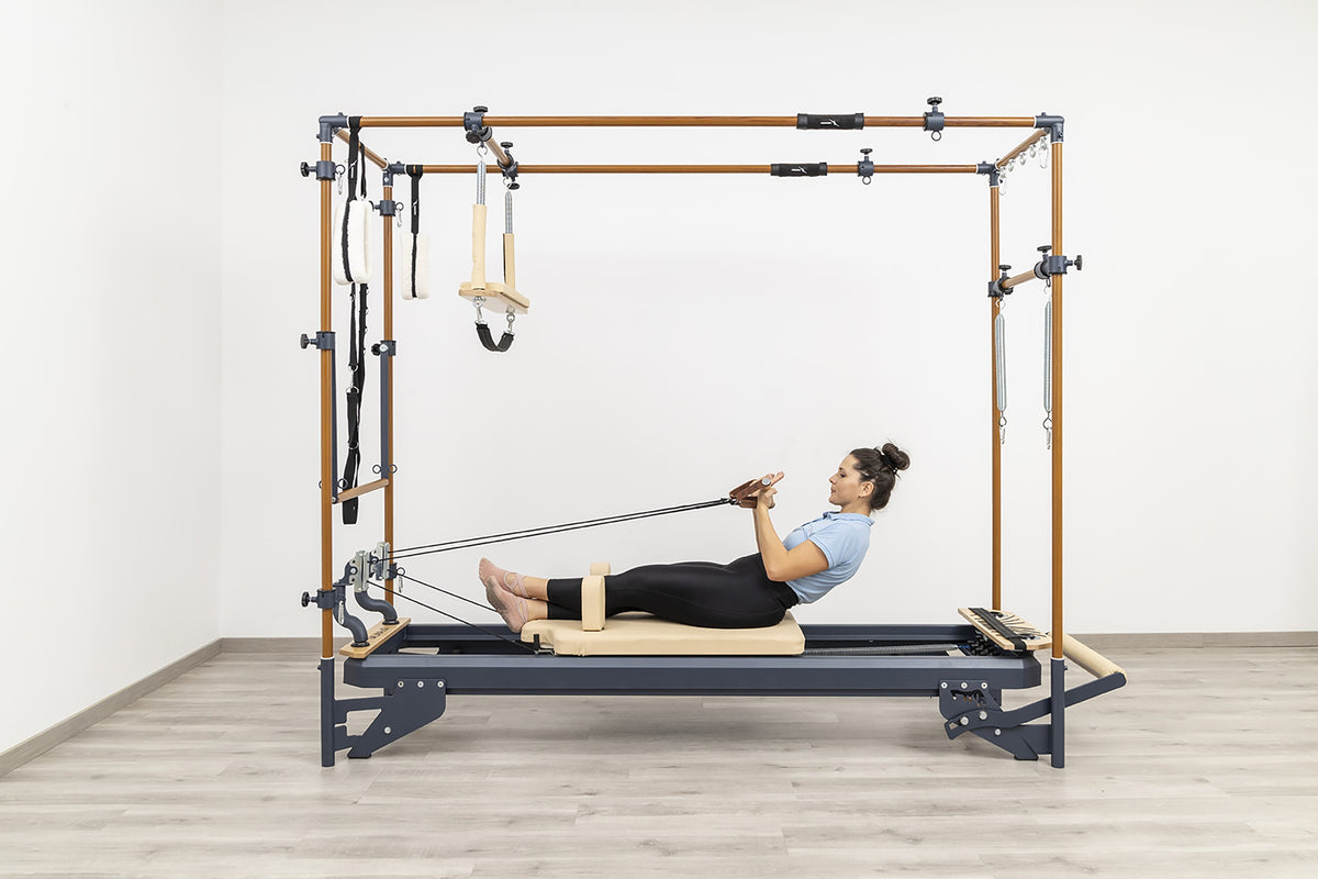 Hegren Pilates Reformer Talma Leder & Holz Griffe