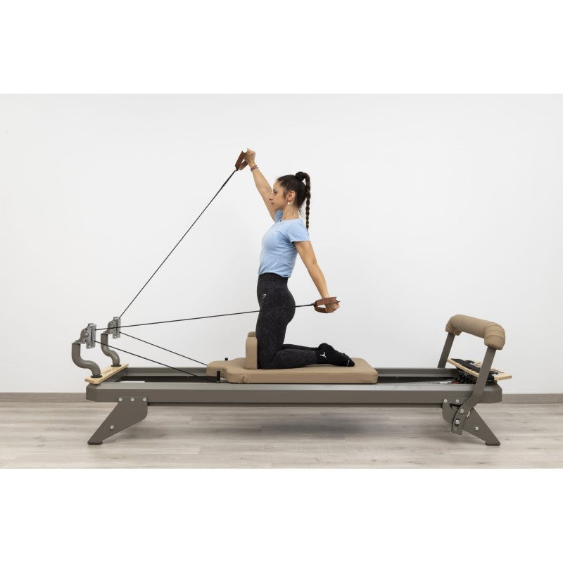 Hegren Pilates Reformer Talma Leder & Holz Griffe