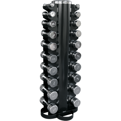 Kurzhantel-Satz 1-10kg chrom mit Vertikalständer (CHDUSET)