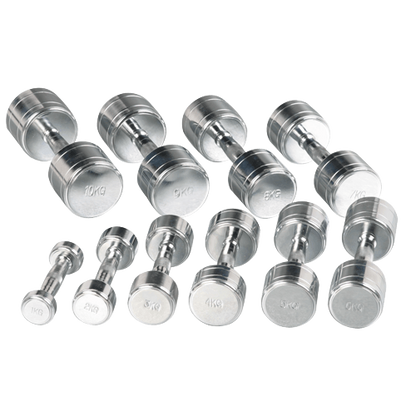 Kurzhantel-Satz 1-10kg chrom mit Vertikalständer (CHDUSET)