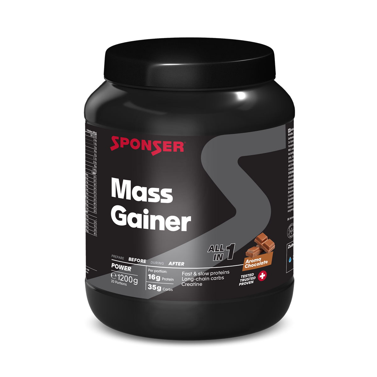 Sponser All in 1 Pro Power Mass Gainer 1200g Dose
