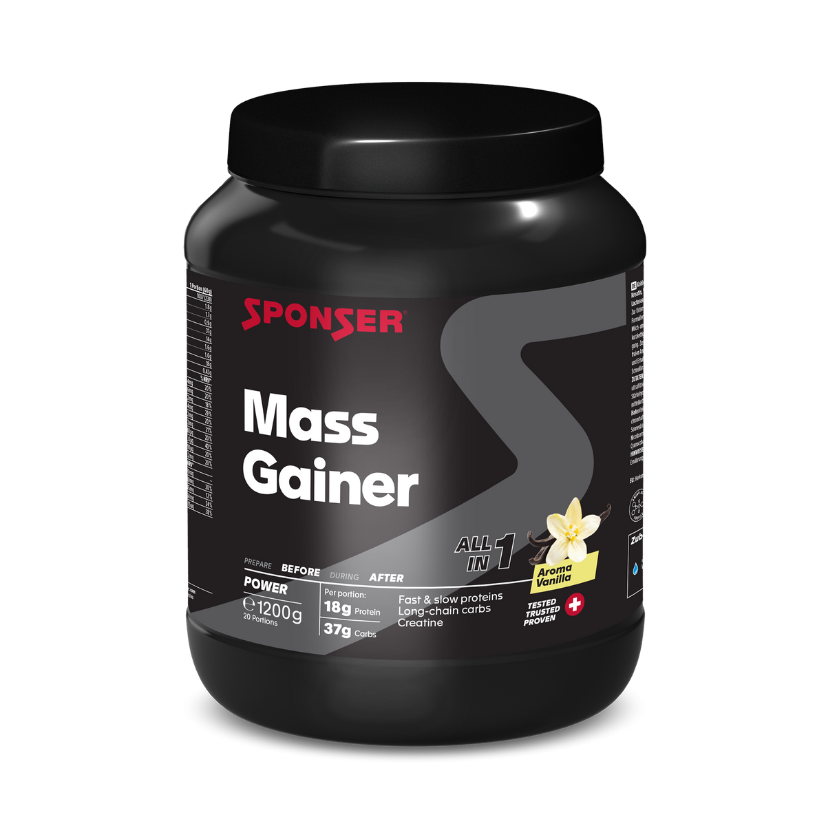 Sponser All in 1 Pro Power Mass Gainer 1200g Dose