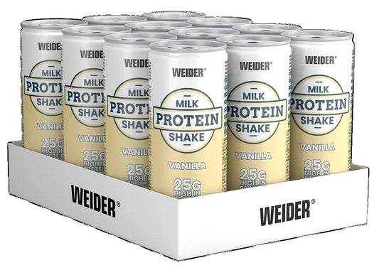 Weider Milk Protein Shake 12 x 250 ml