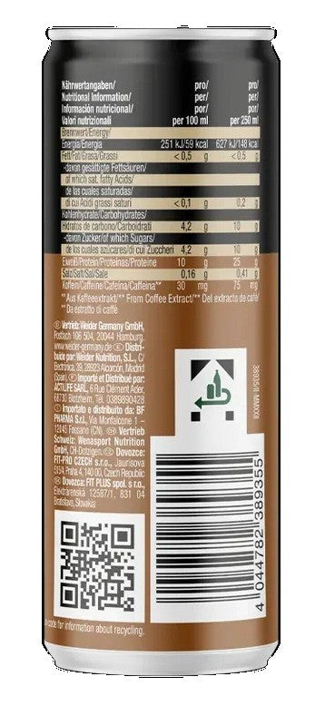 Weider Milk Protein Coffee 12 x 250 ml