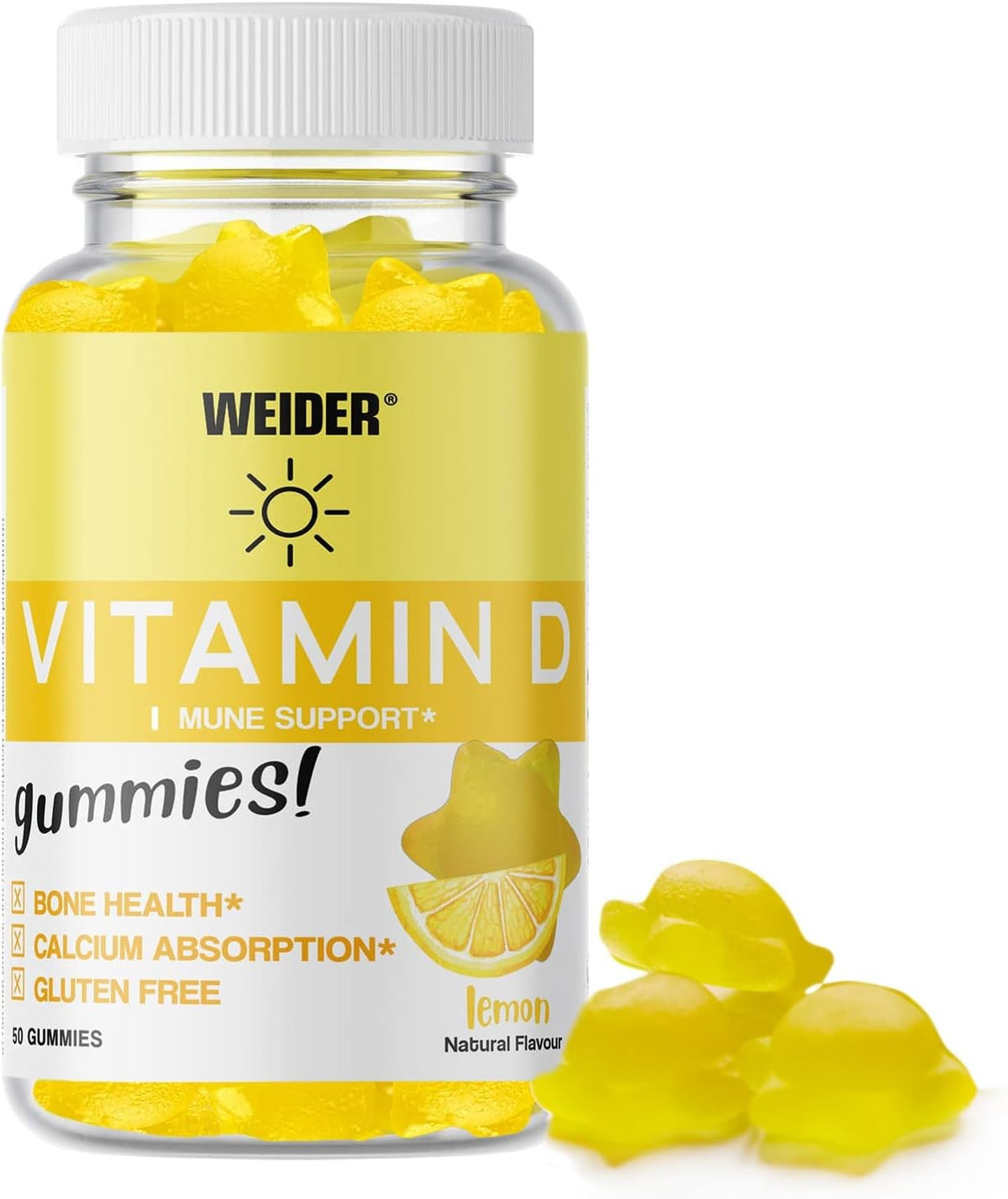 Weider Vitamin D Gummies 50 Stück