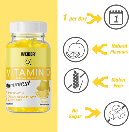 Weider Vitamin D Gummies 50 Stück