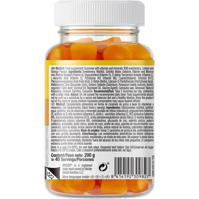 Weider Multivitamin Gummies 80 Stück