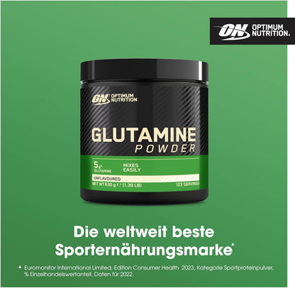 Optimum Nutrition Glutamin Pulver 630g Dose