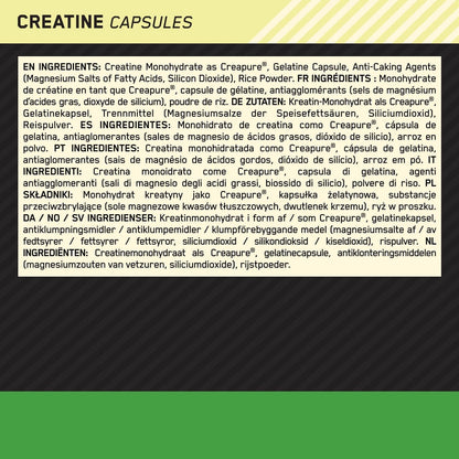 Optimum Nutrition Creatine 2500 (200 Kapseln)
