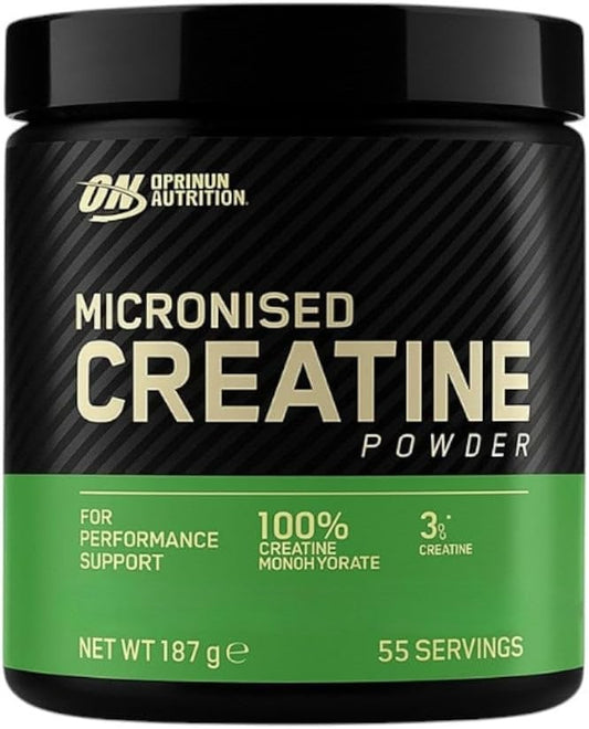 Optimum Nutrition Micronised Creatine Pulver 187g Dose