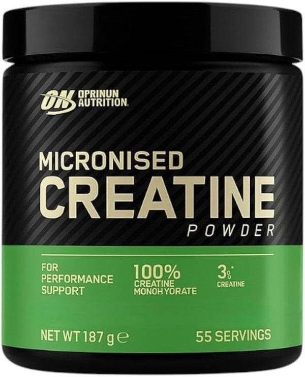 Optimum Nutrition Micronised Creatine Pulver 187g Dose