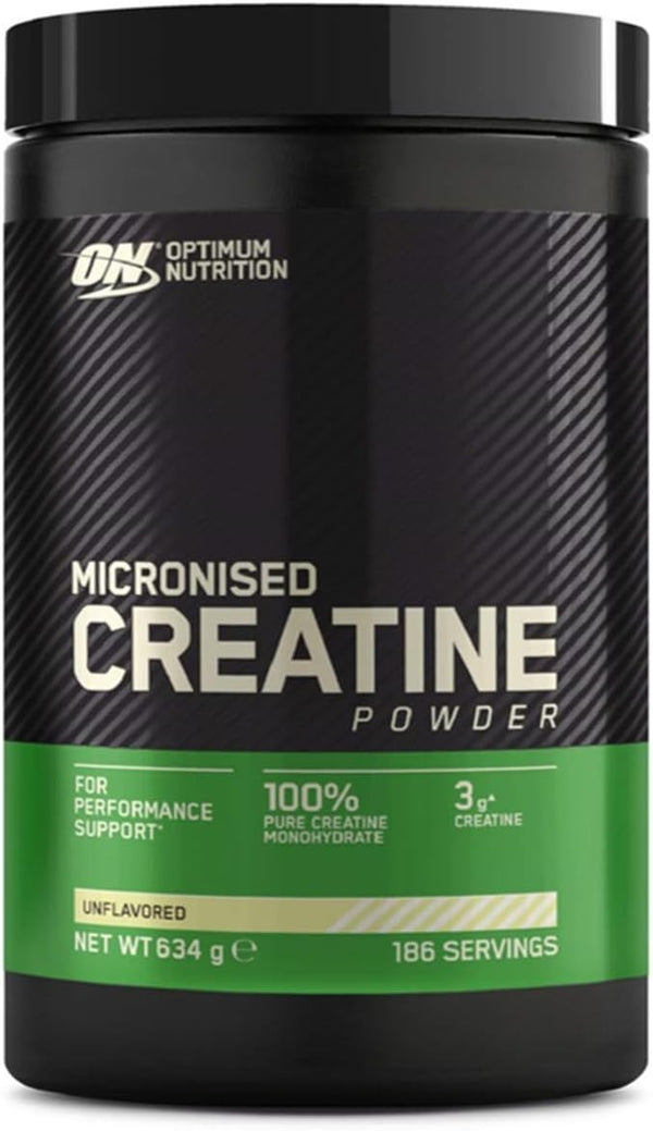 Optimum Nutrition Micronised Creatine Pulver 634g Dose