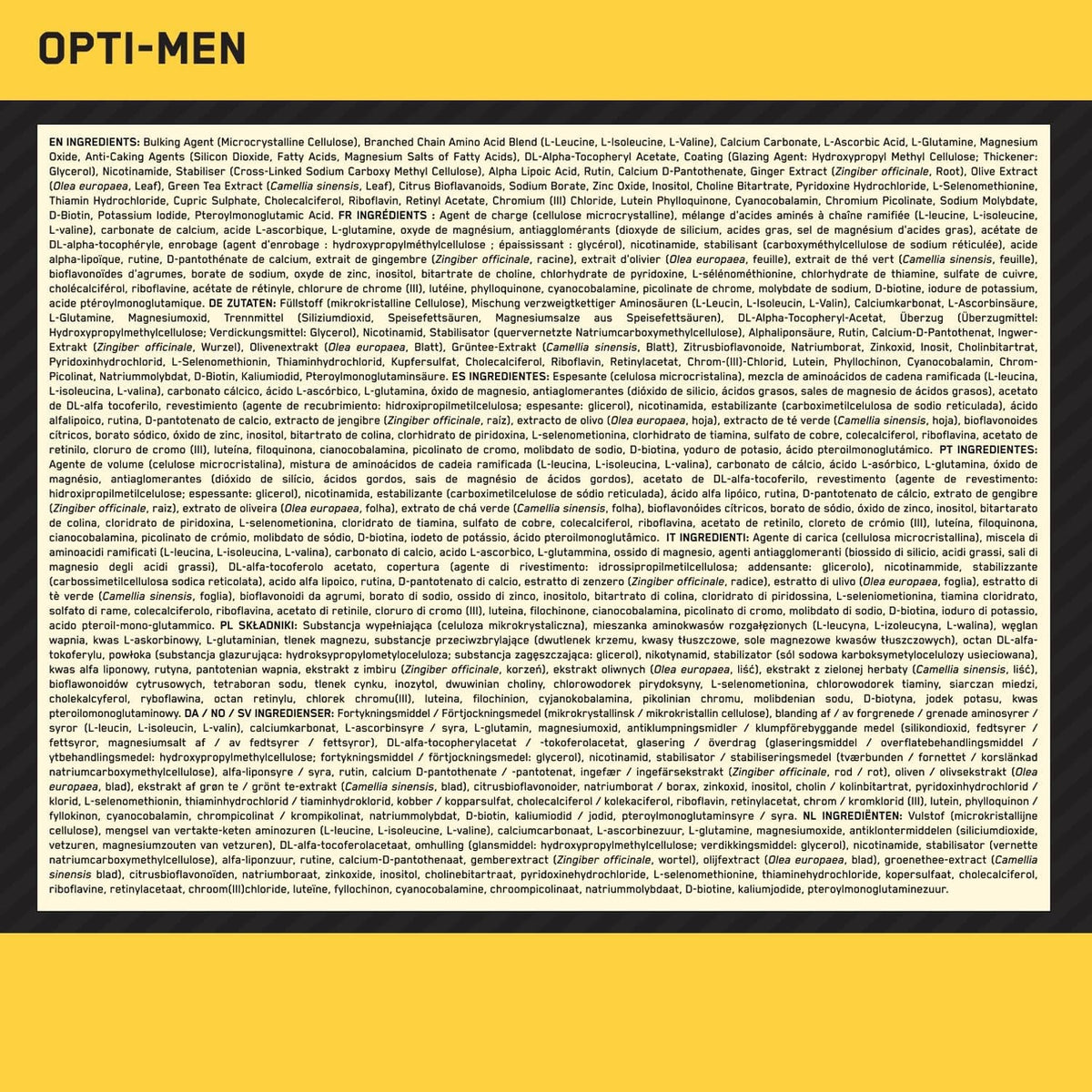 Optimum Nutrition Opti-Men Multivitamin 90 Tabletten