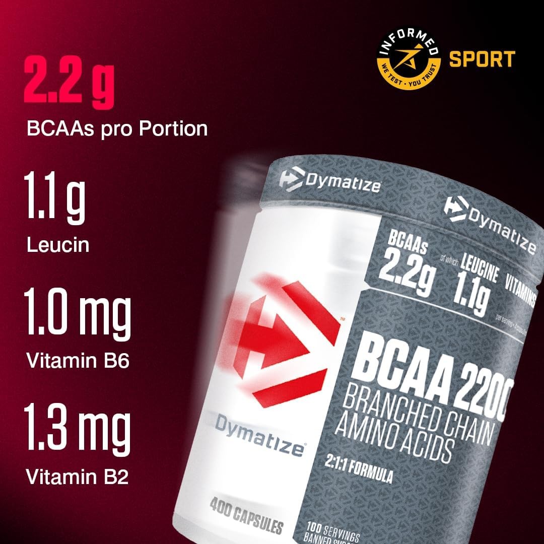 Dymatize BCAA 2200 400 Kapseln