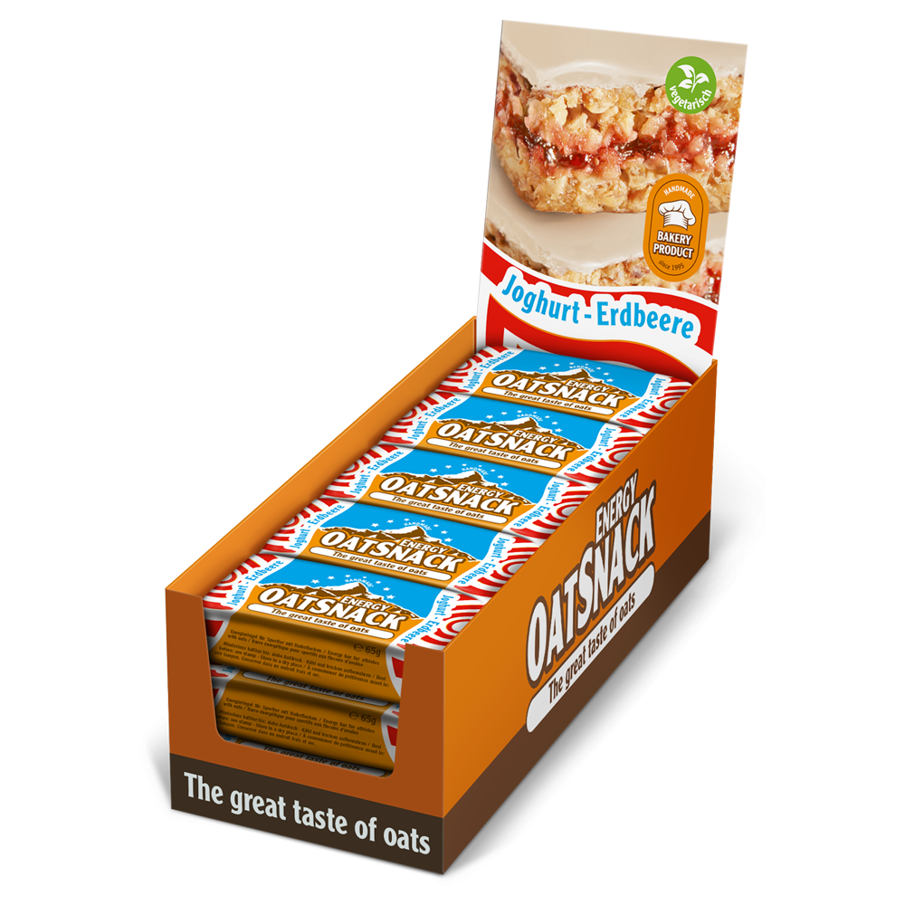 Energy OatSnack Joghurt-Erdbeere 15 x 65g