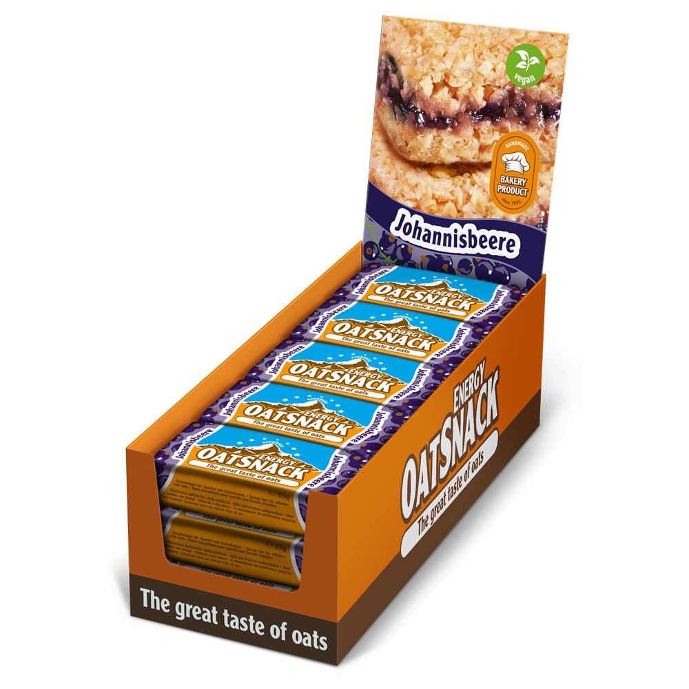 Energy OatSnack Johannisbeere 15 x 65g