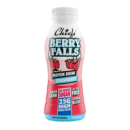 Chiefs Protein Drink Berry Falls Erdbeere 8 x 330ml