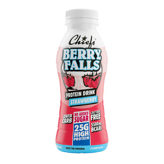 Chiefs Protein Drink Berry Falls Erdbeere 8 x 330ml