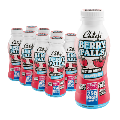 Chiefs Protein Drink Berry Falls Erdbeere 8 x 330ml