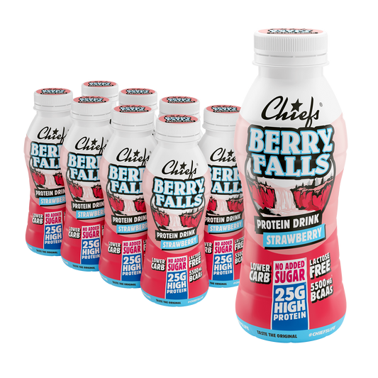 Chiefs Protein Drink Berry Falls Erdbeere 8 x 330ml