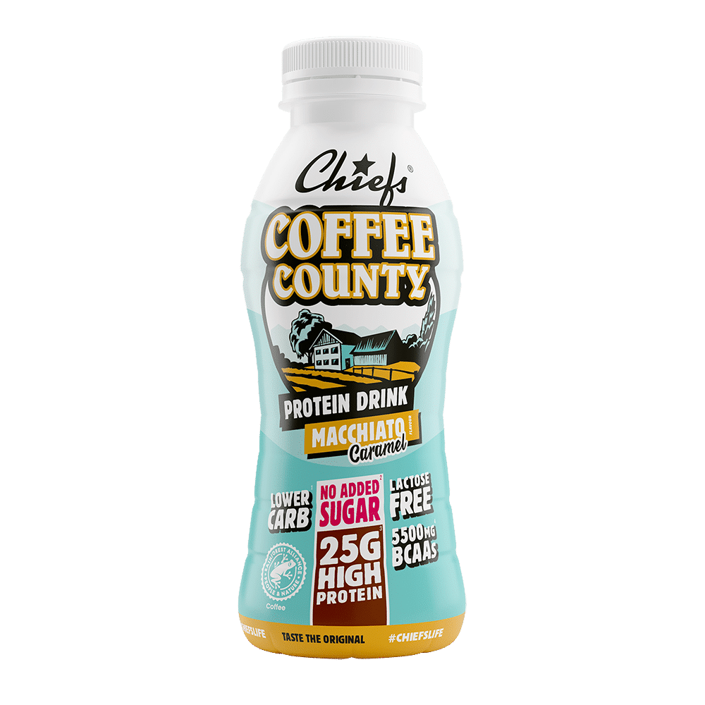 Chiefs Protein Drink Coffee Country Caramel-Macchiatto 8 x 330ml