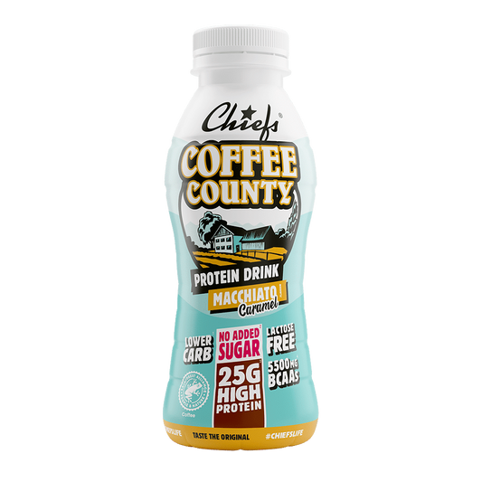 Chiefs Protein Drink Coffee Country Caramel-Macchiatto 8 x 330ml