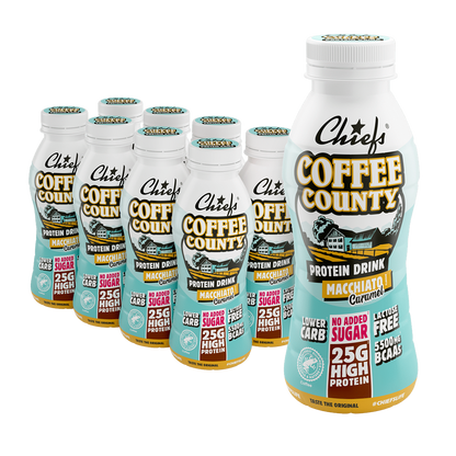 Chiefs Protein Drink Coffee Country Caramel-Macchiatto 8 x 330ml