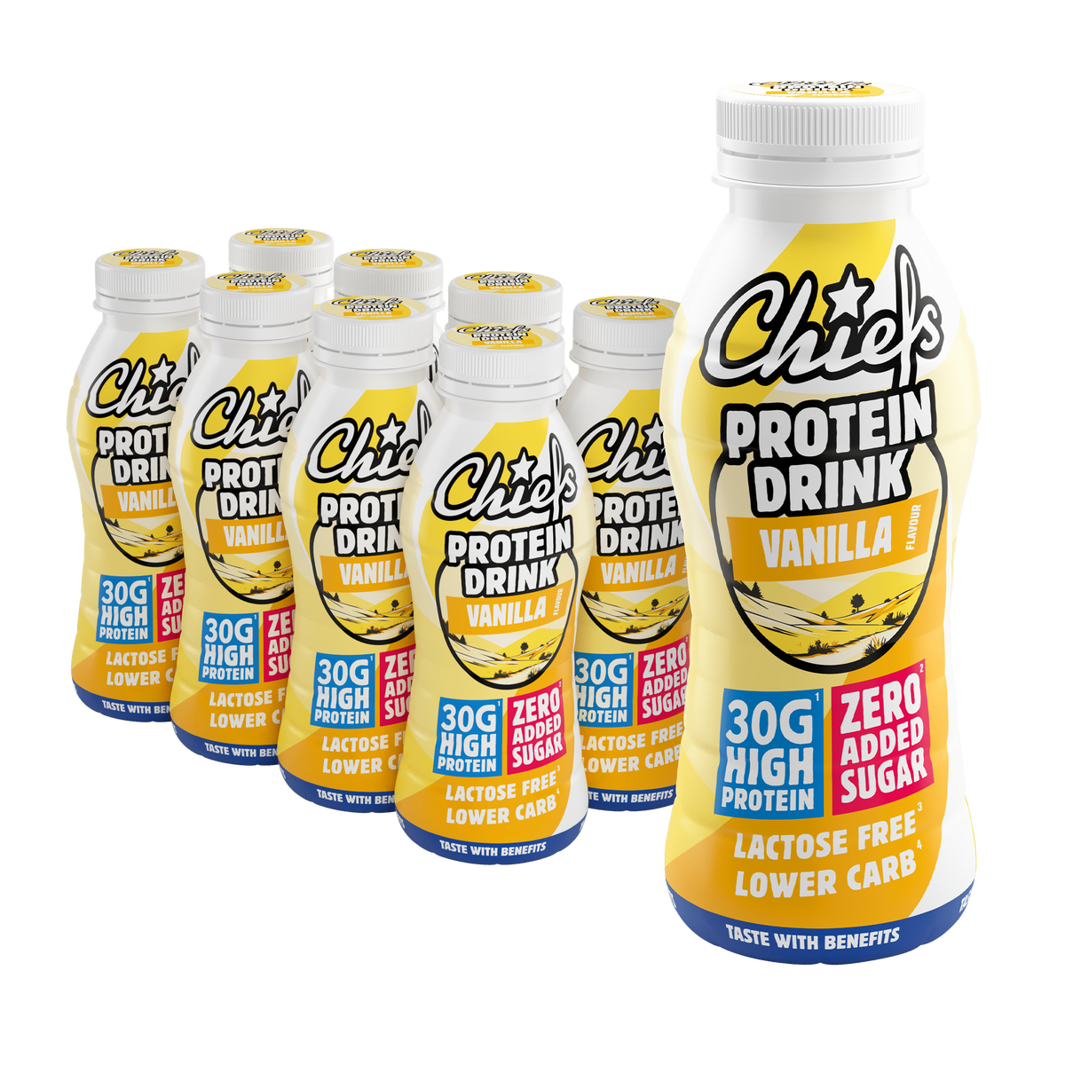 Chiefs Protein Drink Vanilla 8 x 330ml